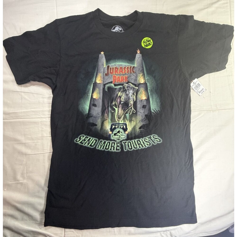 Universal Studios Jurassic Park Send More Tourists T-Shirt Adult MD NWT